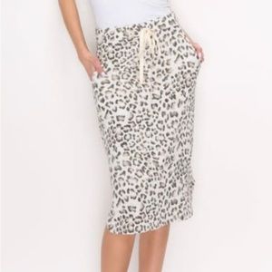 Purchased from pink blush long leopard skirt tags removed brand new